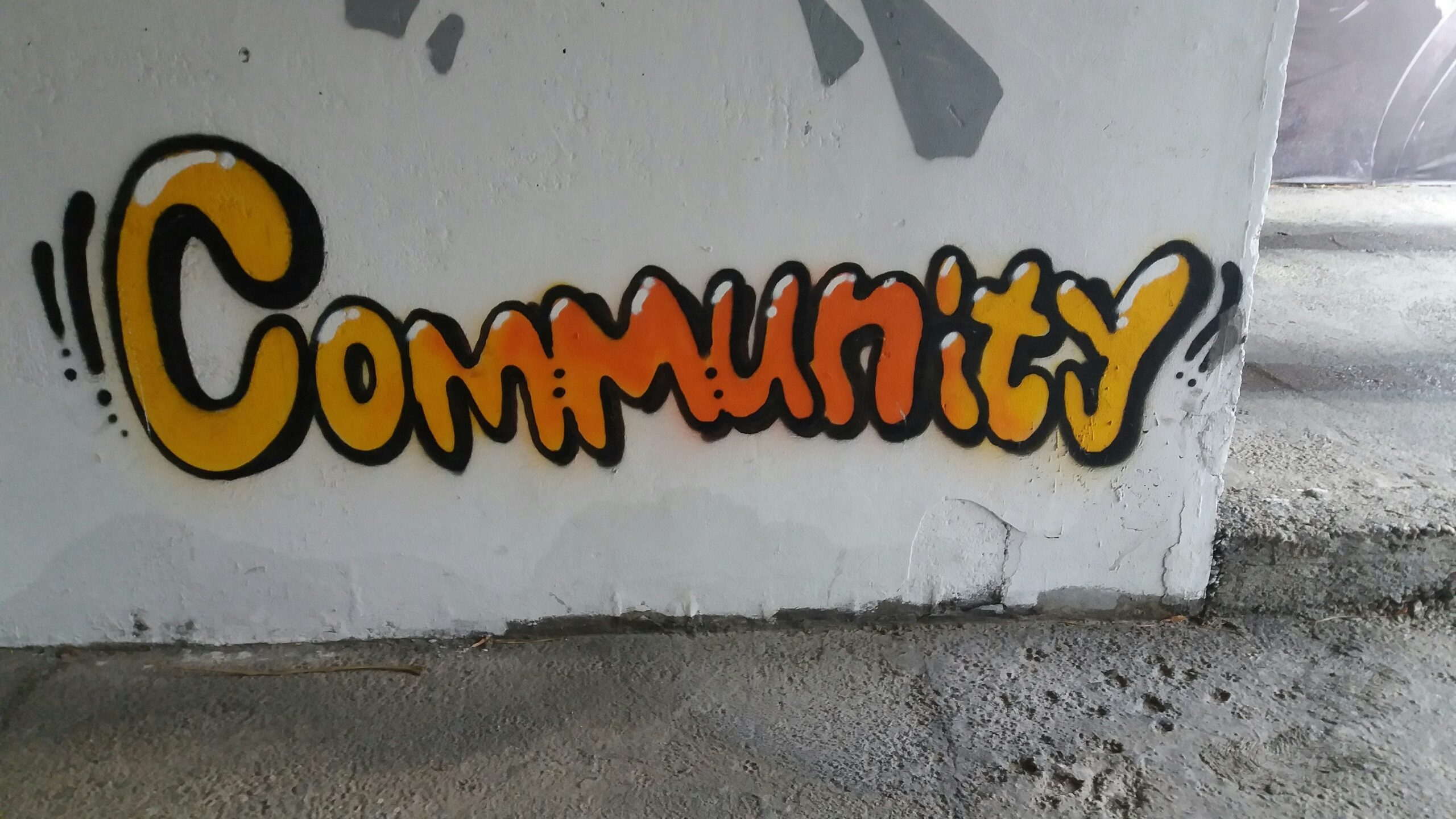 Graffiti art that reads 