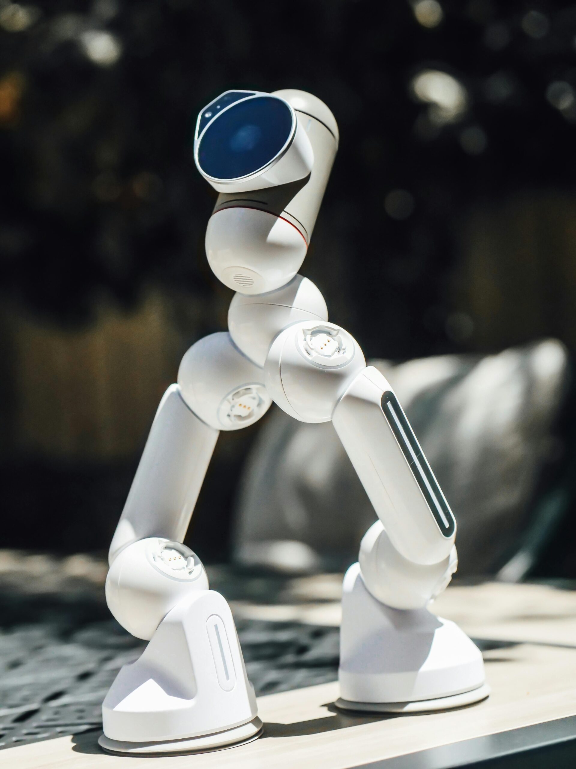 Robot arm, an example of automation in AI.