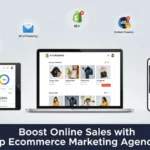 Boost online sales with the help of top ecommerce marketing agencies through various online advertising methods like email marketing, content creation, SEO and affiliate marketing.